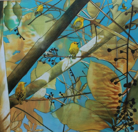 Five Birds (gifted)
15x15.75
oil on aluminum Five Birds (gifted)
15x15.75
oil on aluminum